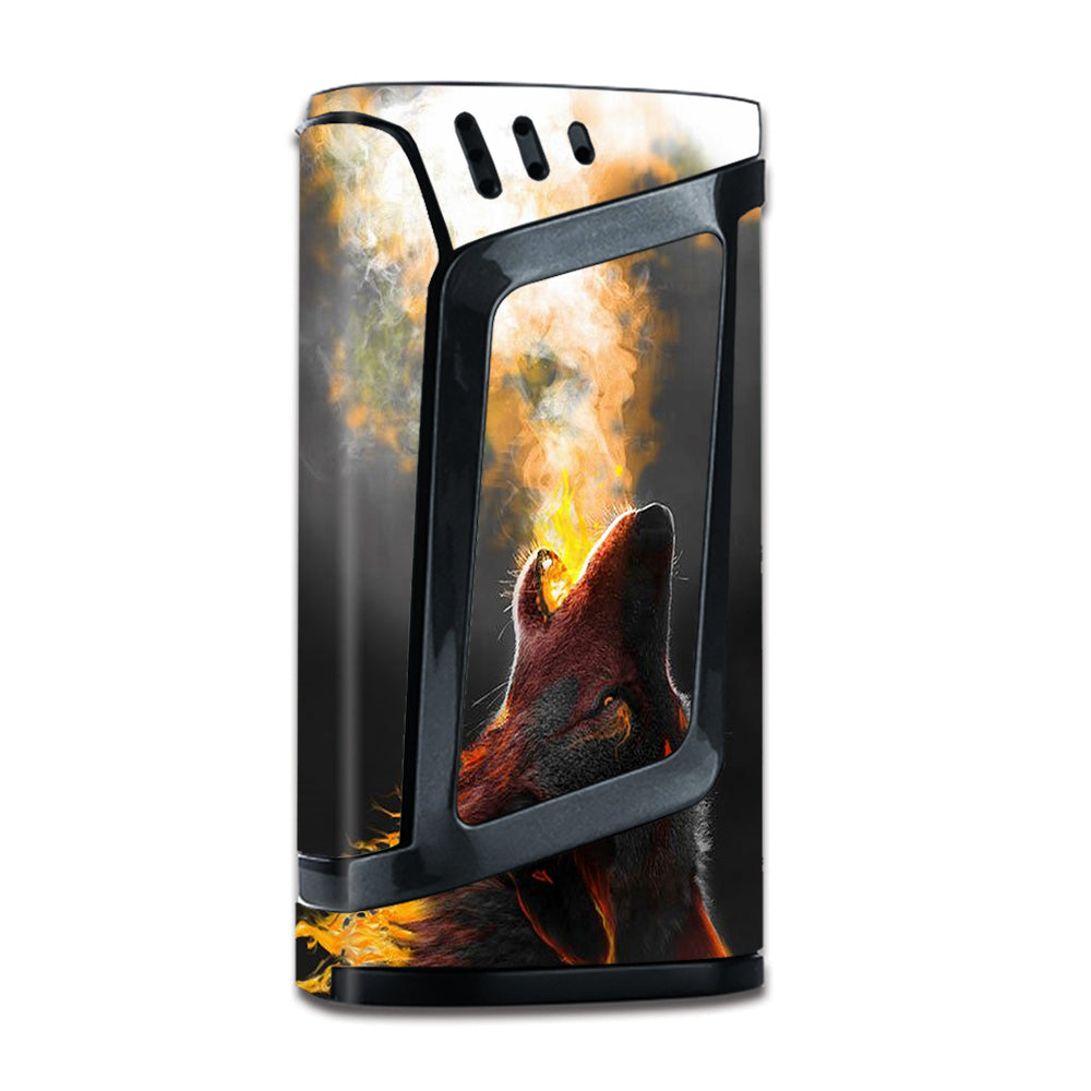  Wolf Howling At Moon Smok Alien 220W Skin