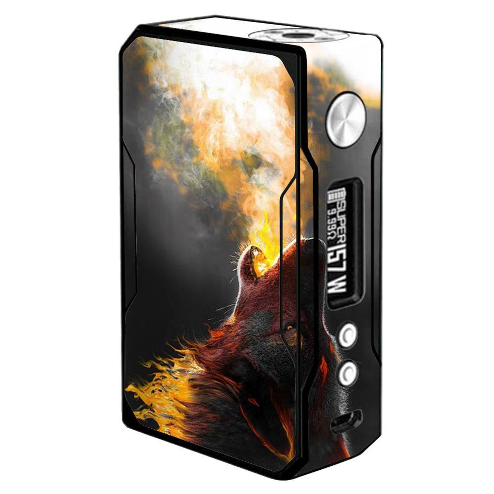  Wolf Howling At Moon Voopoo Drag 157w Skin