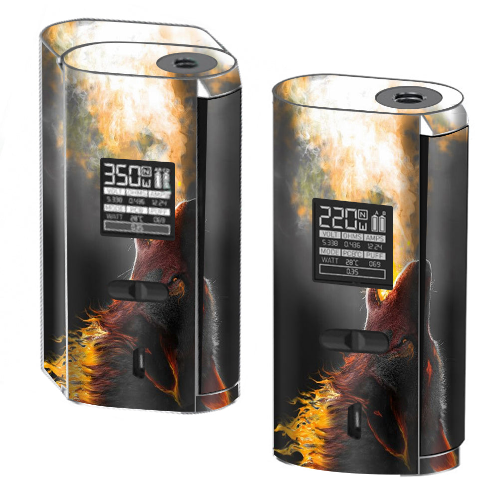  Wolf Howling At Moon Smok GX2/4 350w Skin