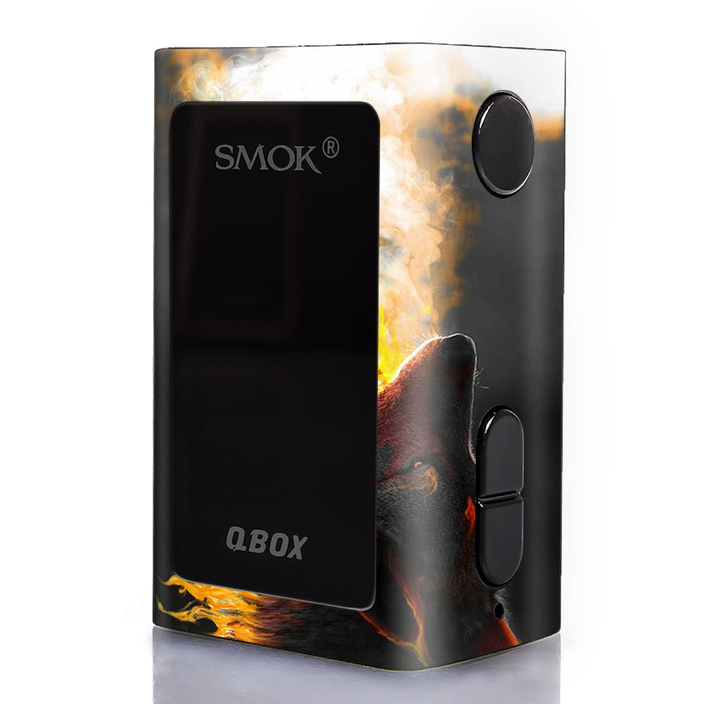  Wolf Howling At Moon Smok Q-Box Skin