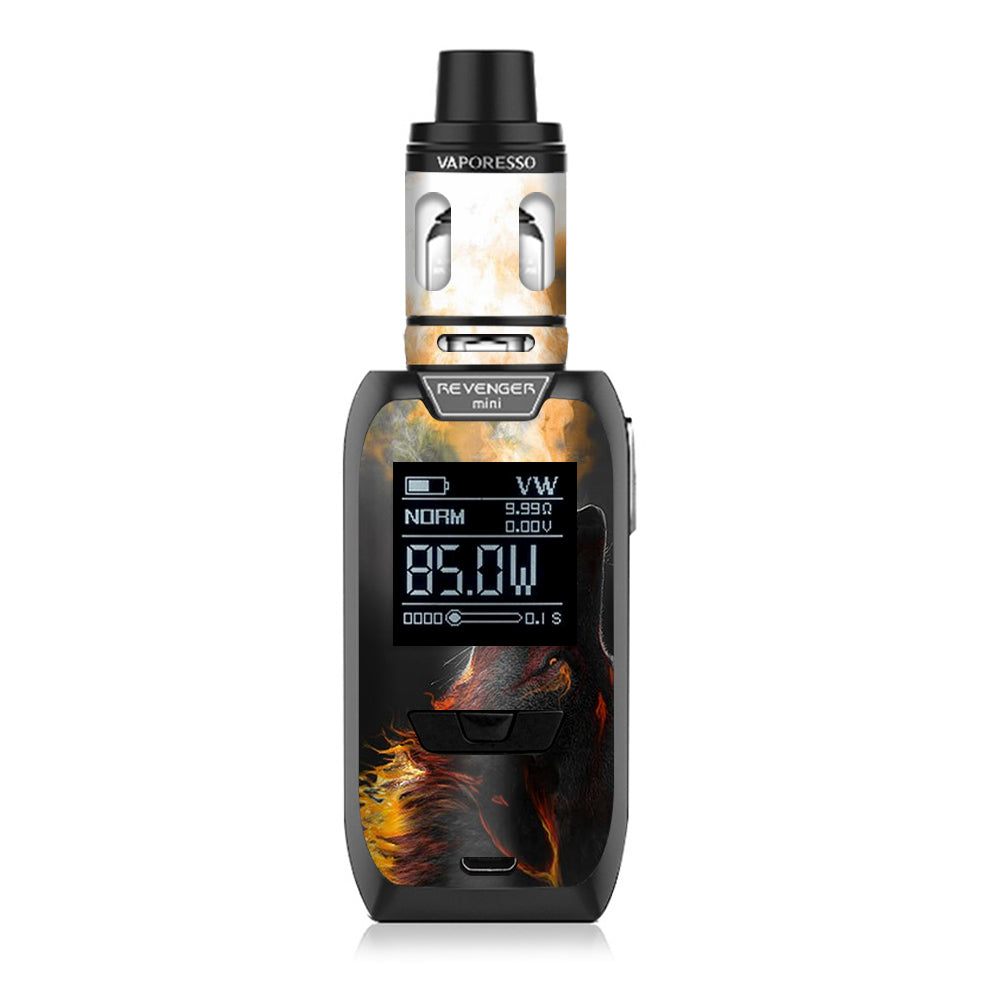  Wolf Howling At Moon Vaporesso Revenger Mini 85w Skin