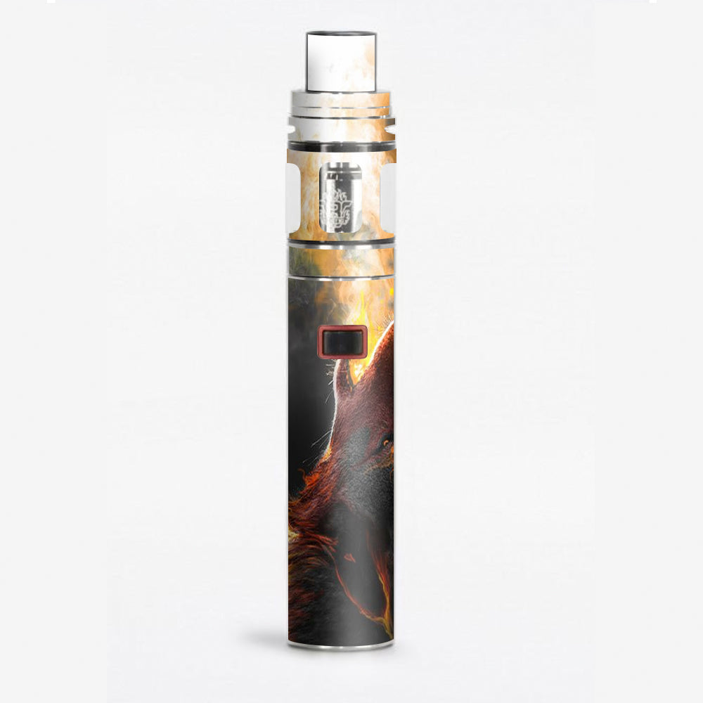 Wolf Howling At Moon Smok Stick X8 Skin
