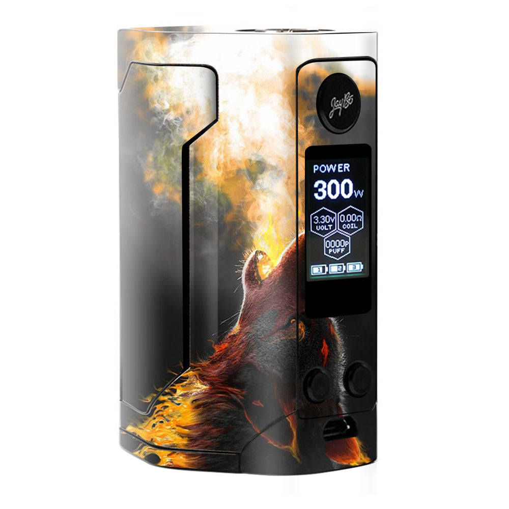  Wolf Howling At Moon Wismec RX Gen 3 Skin