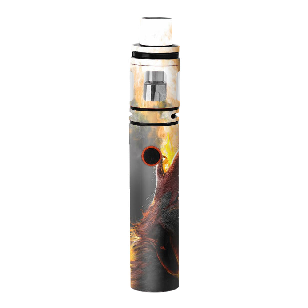  Wolf Howling At Moon Smok Stick V8 Skin