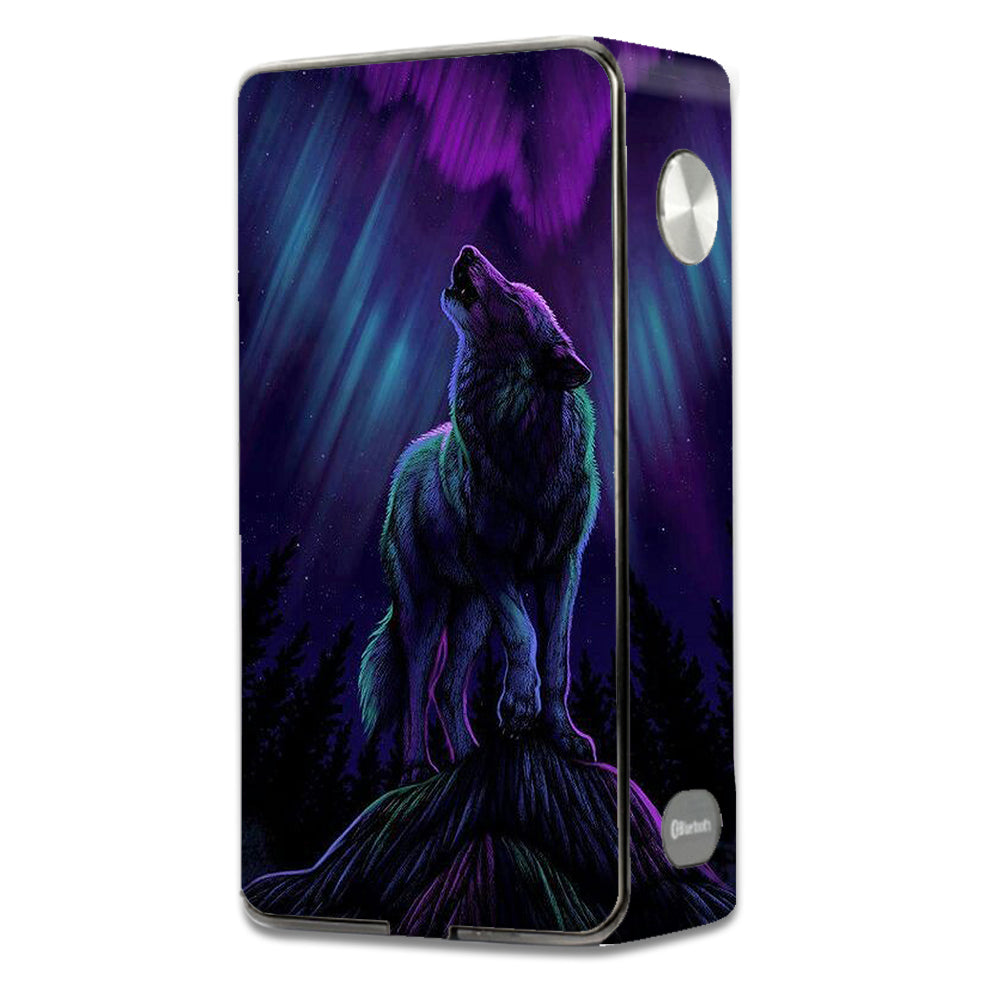  Wolf In Glowing Purple Background Laisimo L3 Touch Screen Skin