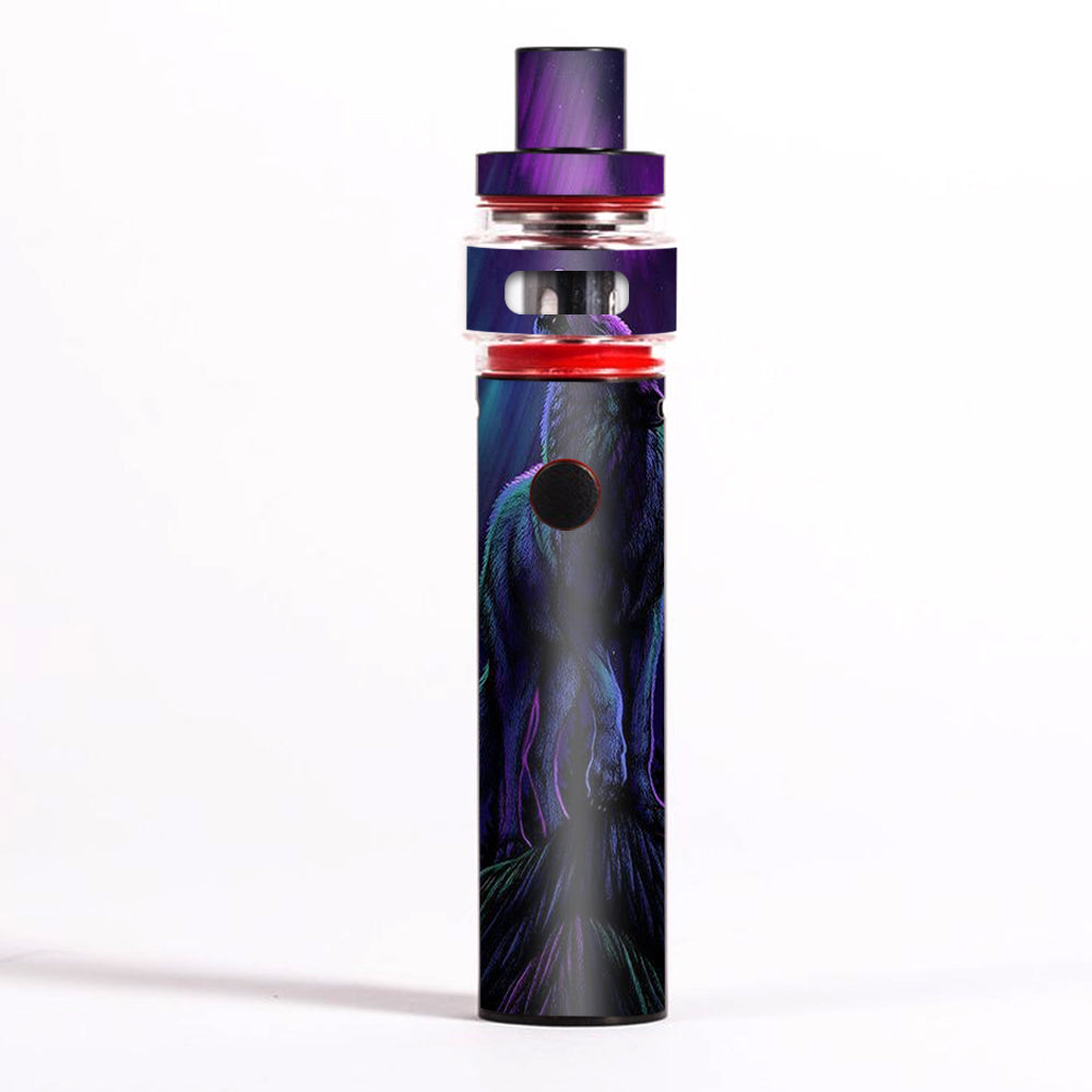  Wolf In Glowing Purple Background Smok Pen 22 Light Edition Skin