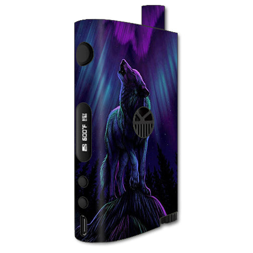  Wolf In Glowing Purple Background Kangertech NeBox Skin