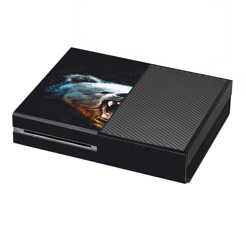 Growling Bear Head Microsoft Xbox One Skin