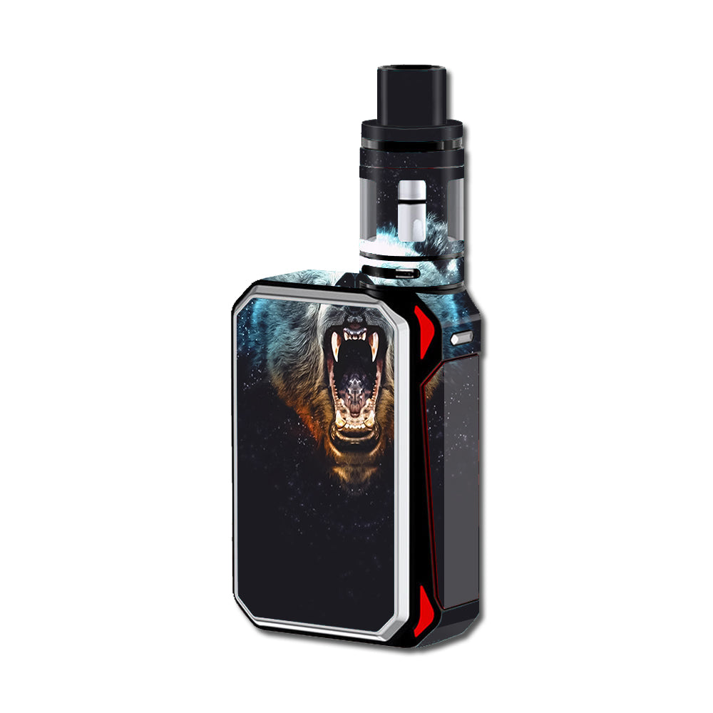  Growling Bear Head Smok G-Priv 220W Skin