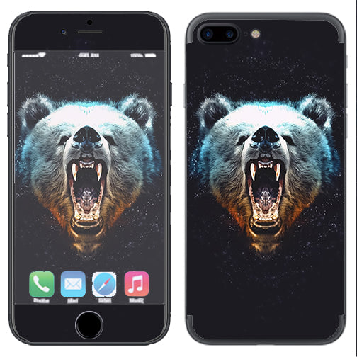  Growling Bear Head Apple  iPhone 7+ Plus / iPhone 8+ Plus Skin