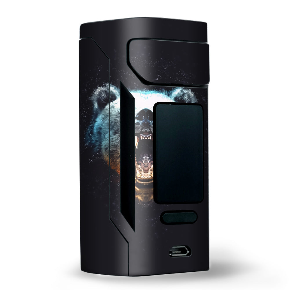  Growling Bear Head Wismec RX2 20700 Skin