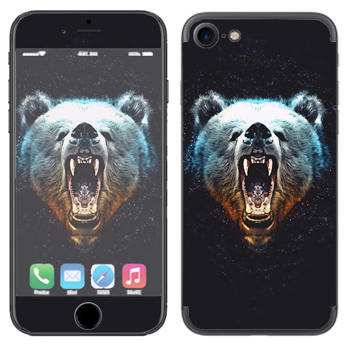  Growling Bear Head Apple iPhone 7 or iPhone 8 Skin
