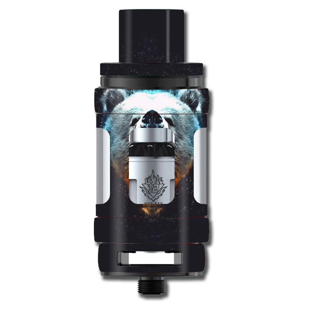  Growling Bear Head Smok TFV12 Tank Skin