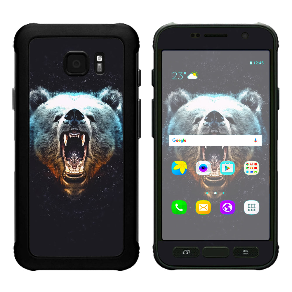  Growling Bear Head Samsung Galaxy S7 Active Skin