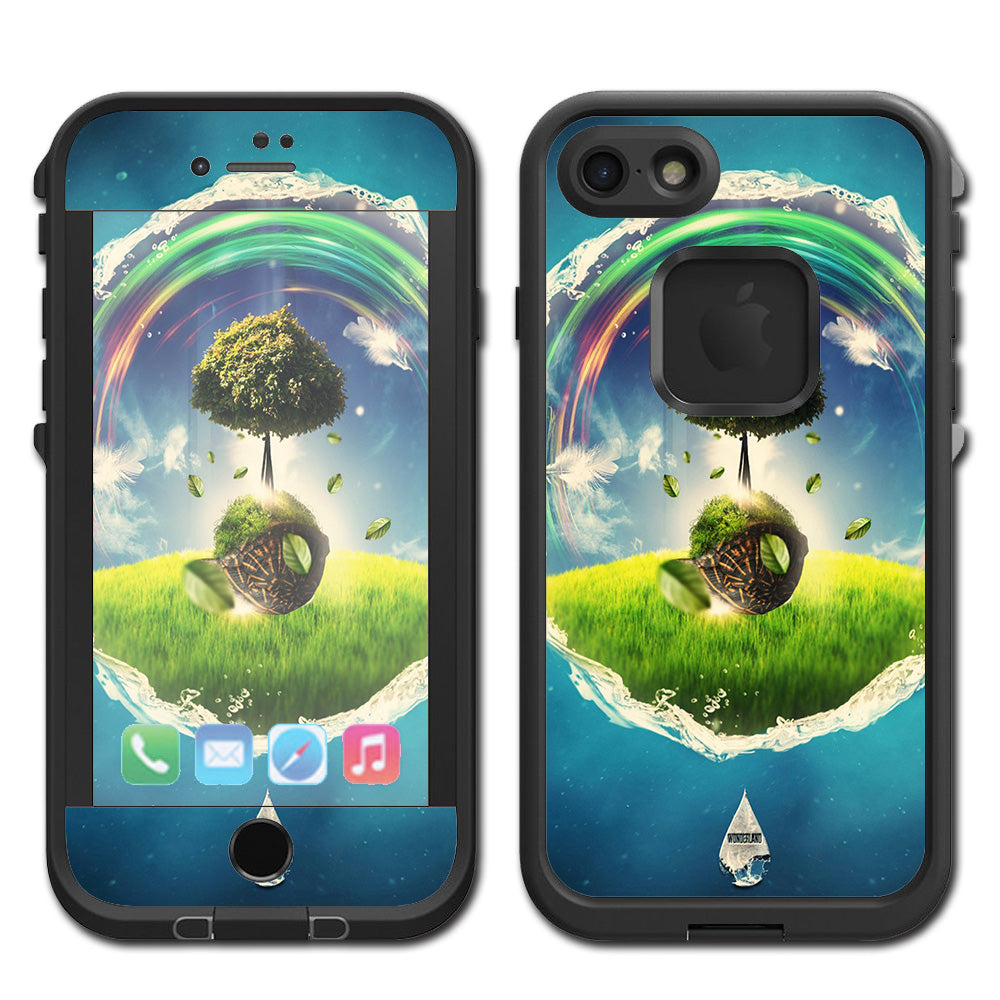  Wonderland Utopia Rainbow Lifeproof Fre iPhone 7 or iPhone 8 Skin