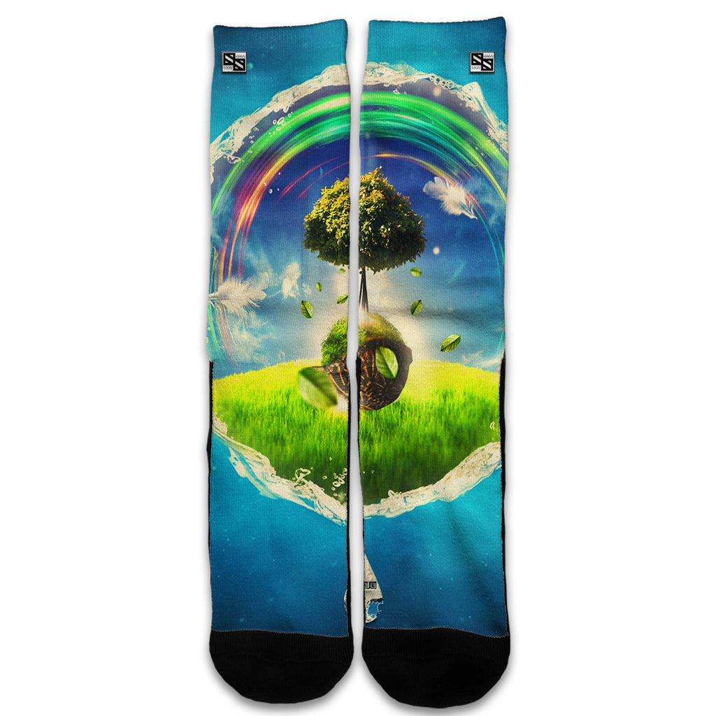  Wonderland Utopia Rainbow Universal Socks