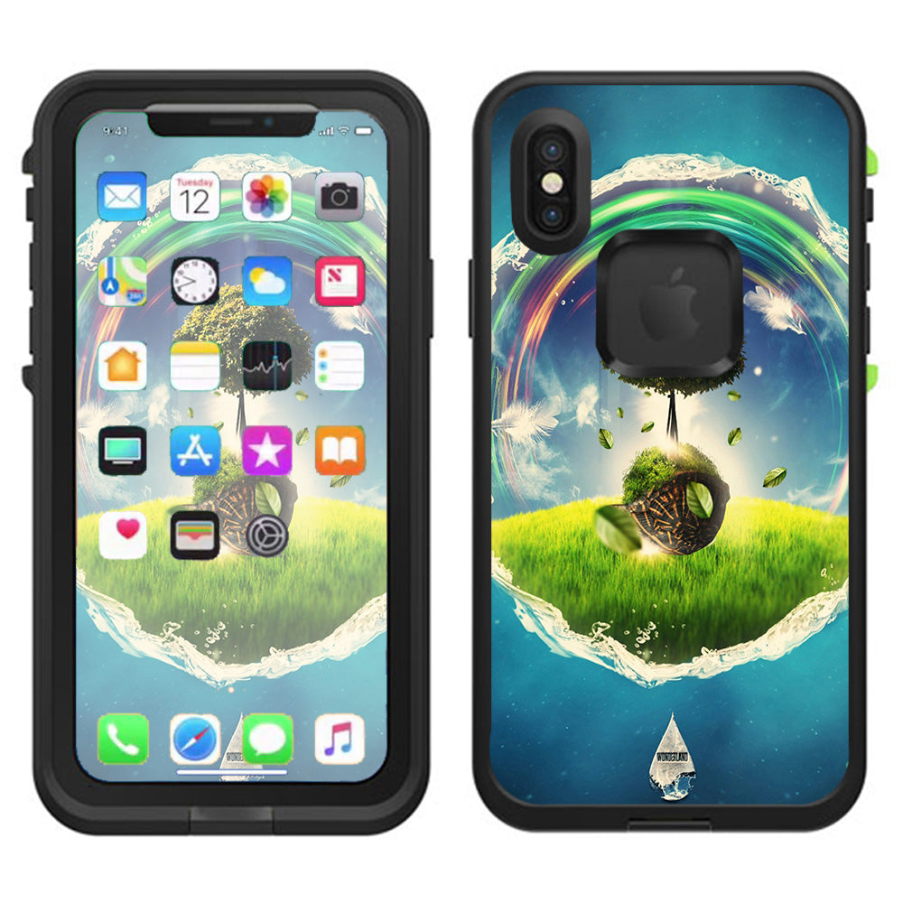  Wonderland Utopia Rainbow Lifeproof Fre Case iPhone X Skin