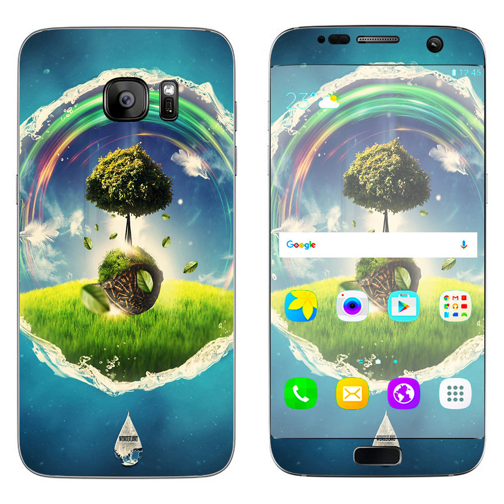  Wonderland Utopia Rainbow Samsung Galaxy S7 Edge Skin