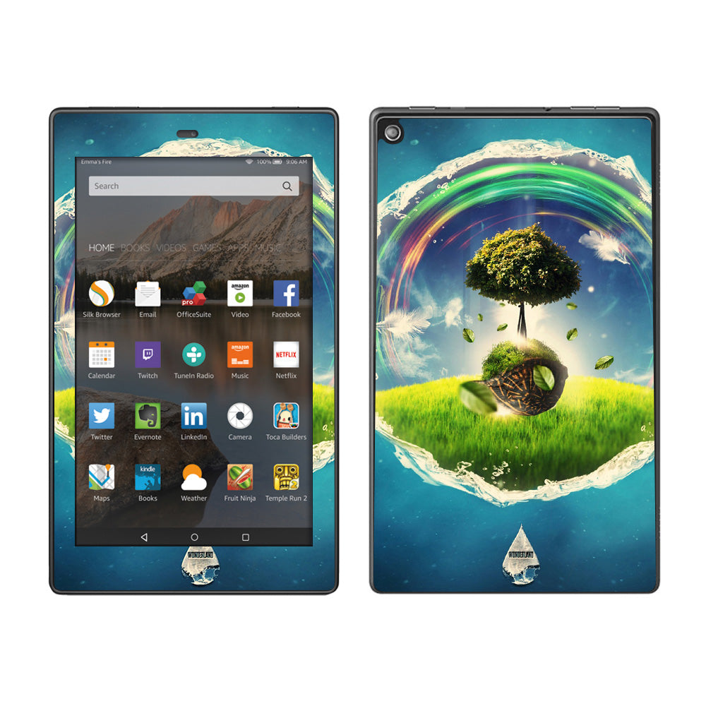 Wonderland Utopia Rainbow Amazon Fire HD 8 Skin