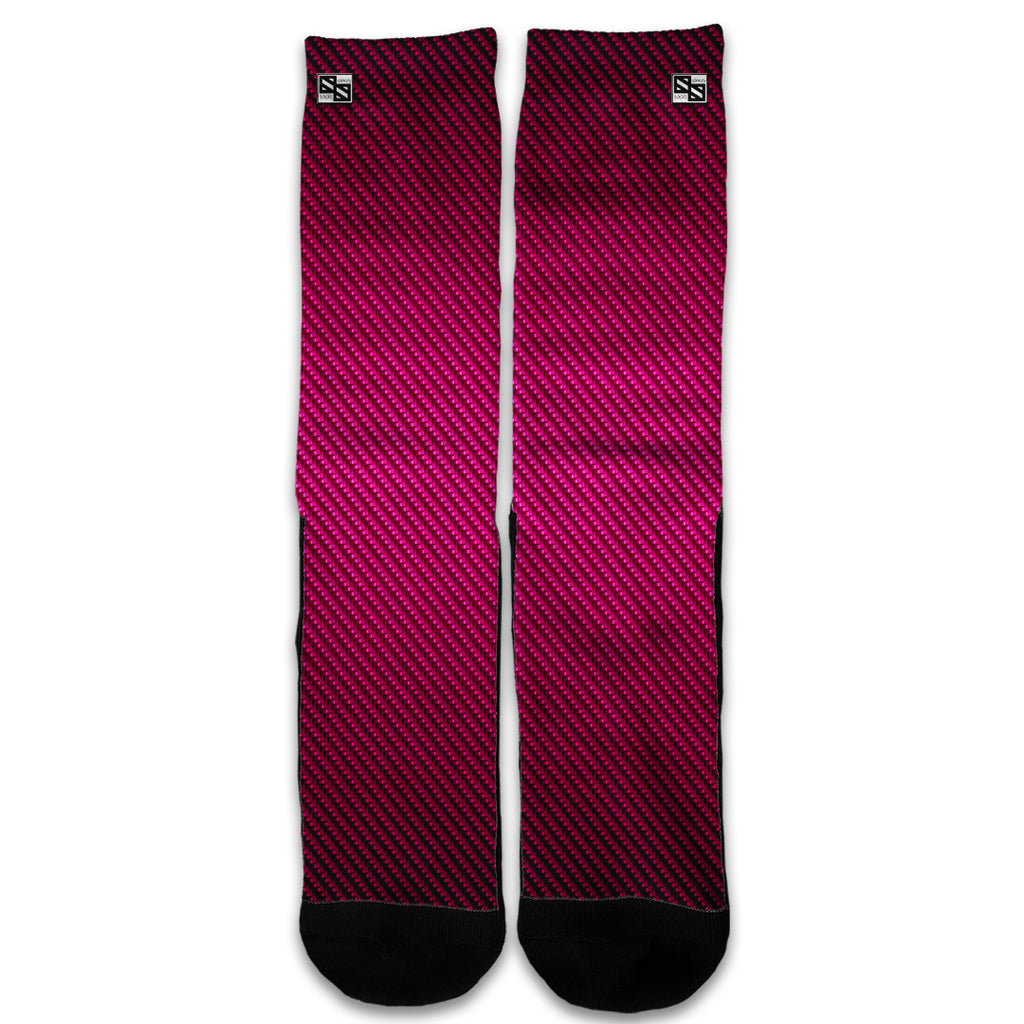  Purple,Black Carbon Fiber Graphite Universal Socks