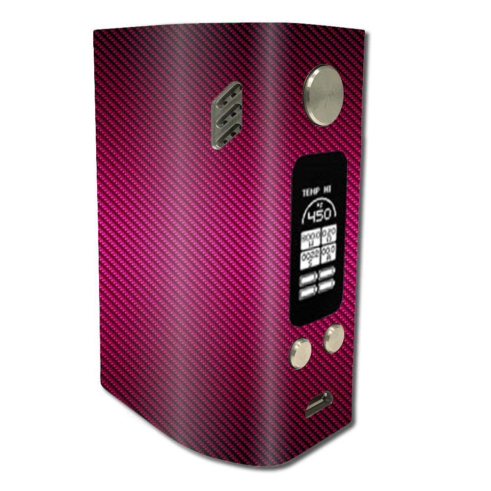  Purple,Black Carbon Fiber Graphite Wismec Reuleaux RX300 Skin