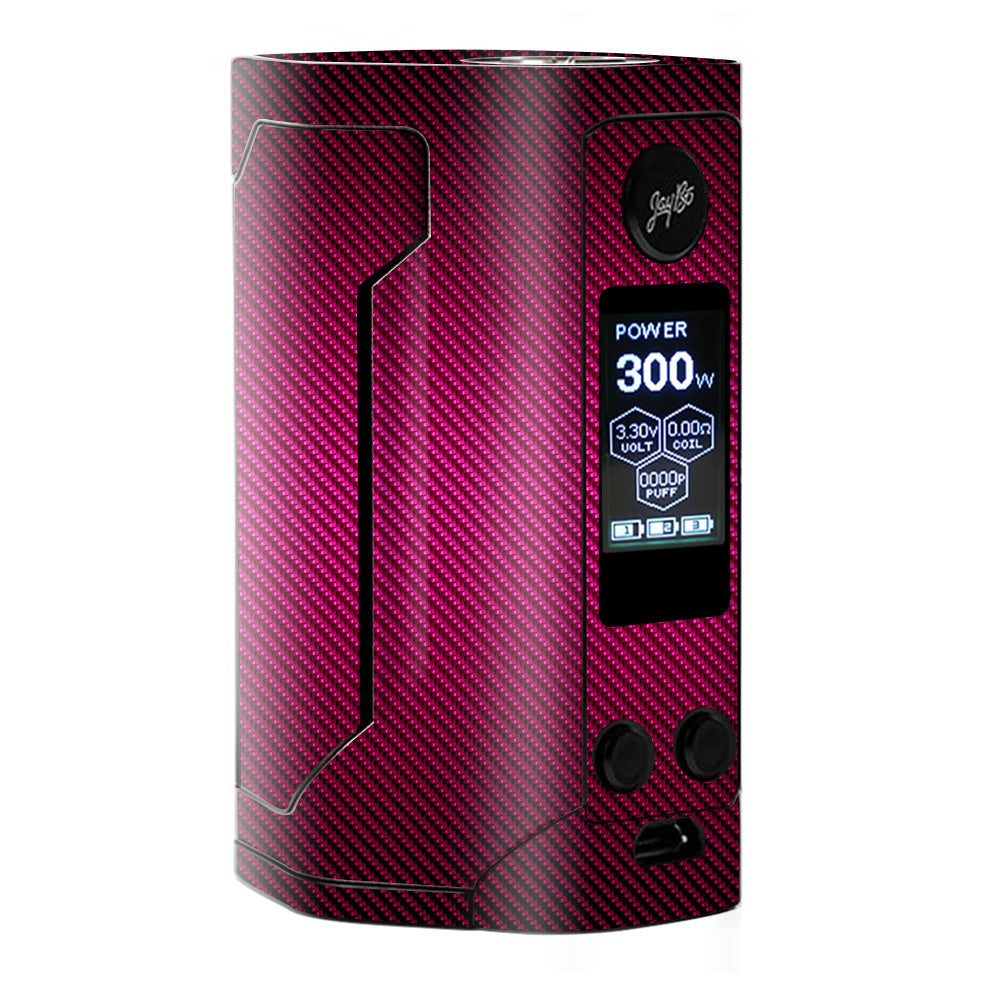  Purple,Black Carbon Fiber Graphite Wismec RX Gen 3 Skin