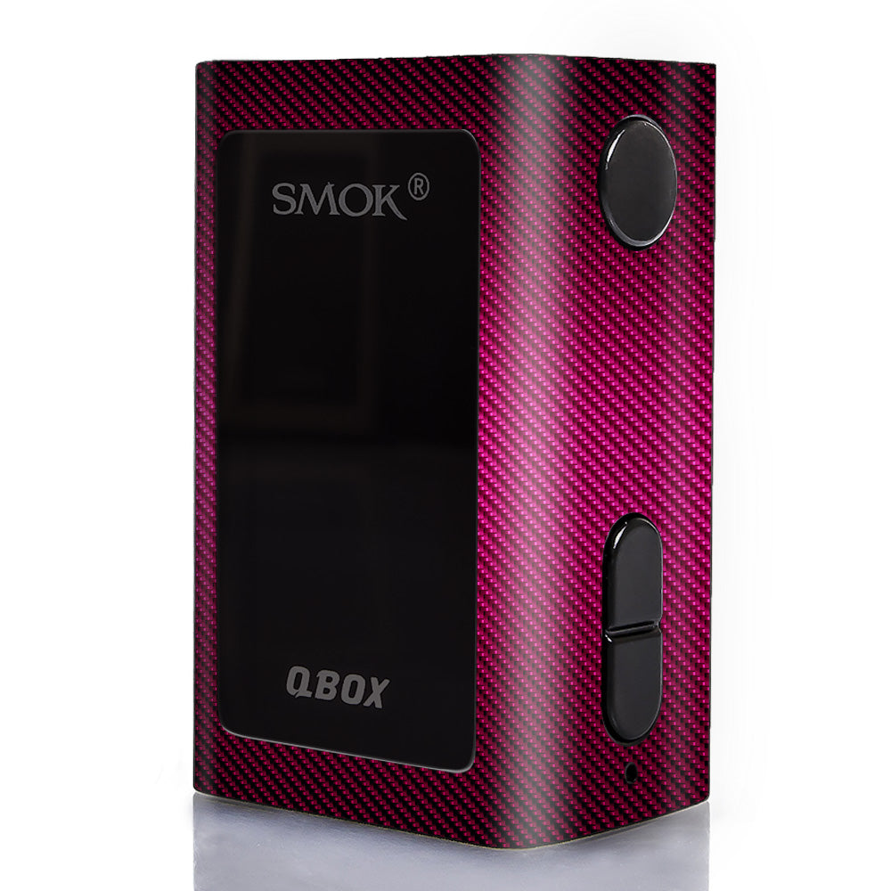  Purple,Black Carbon Fiber Graphite Smok Q-Box Skin