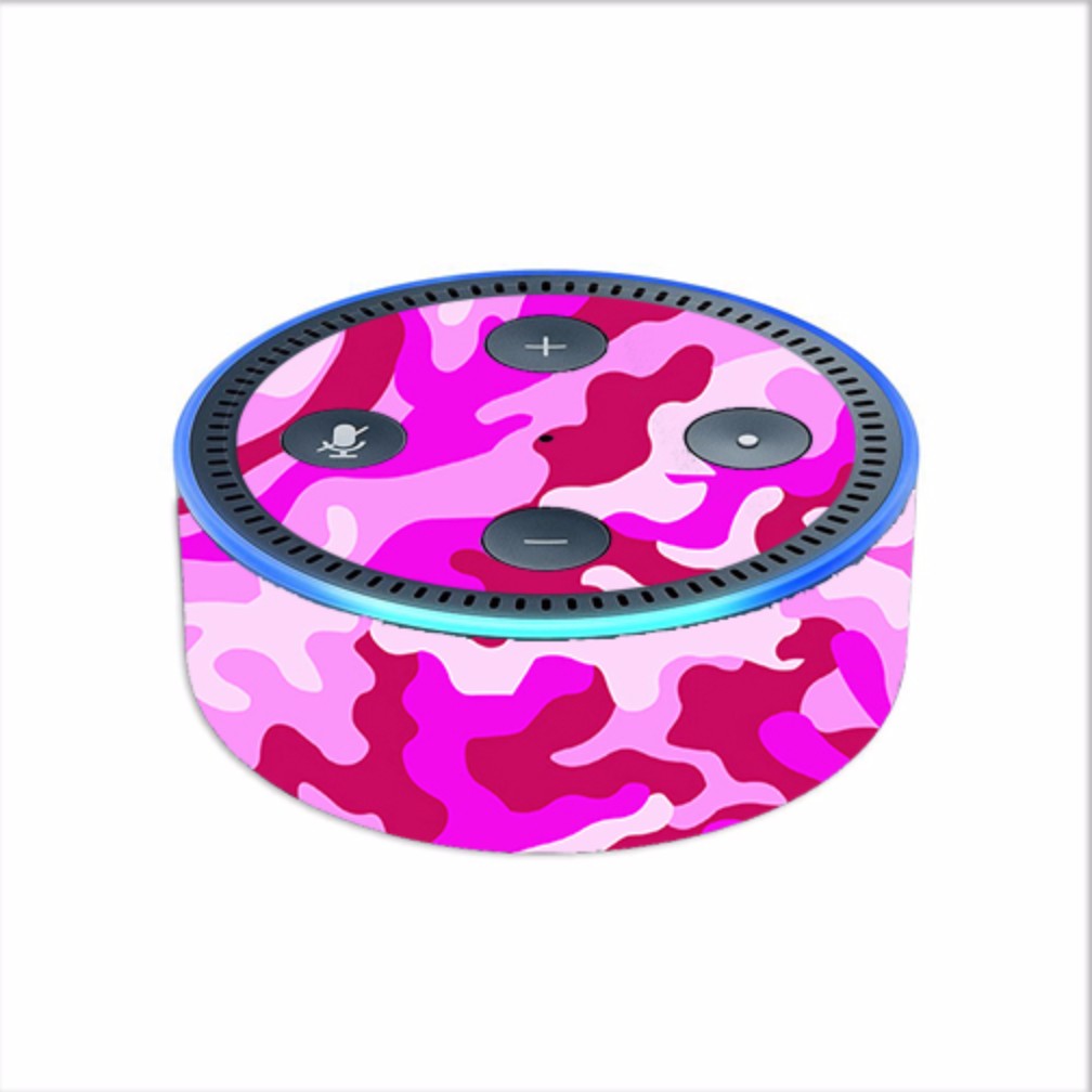  Pink Camo, Camouflage Amazon Echo Dot 2nd Gen Skin