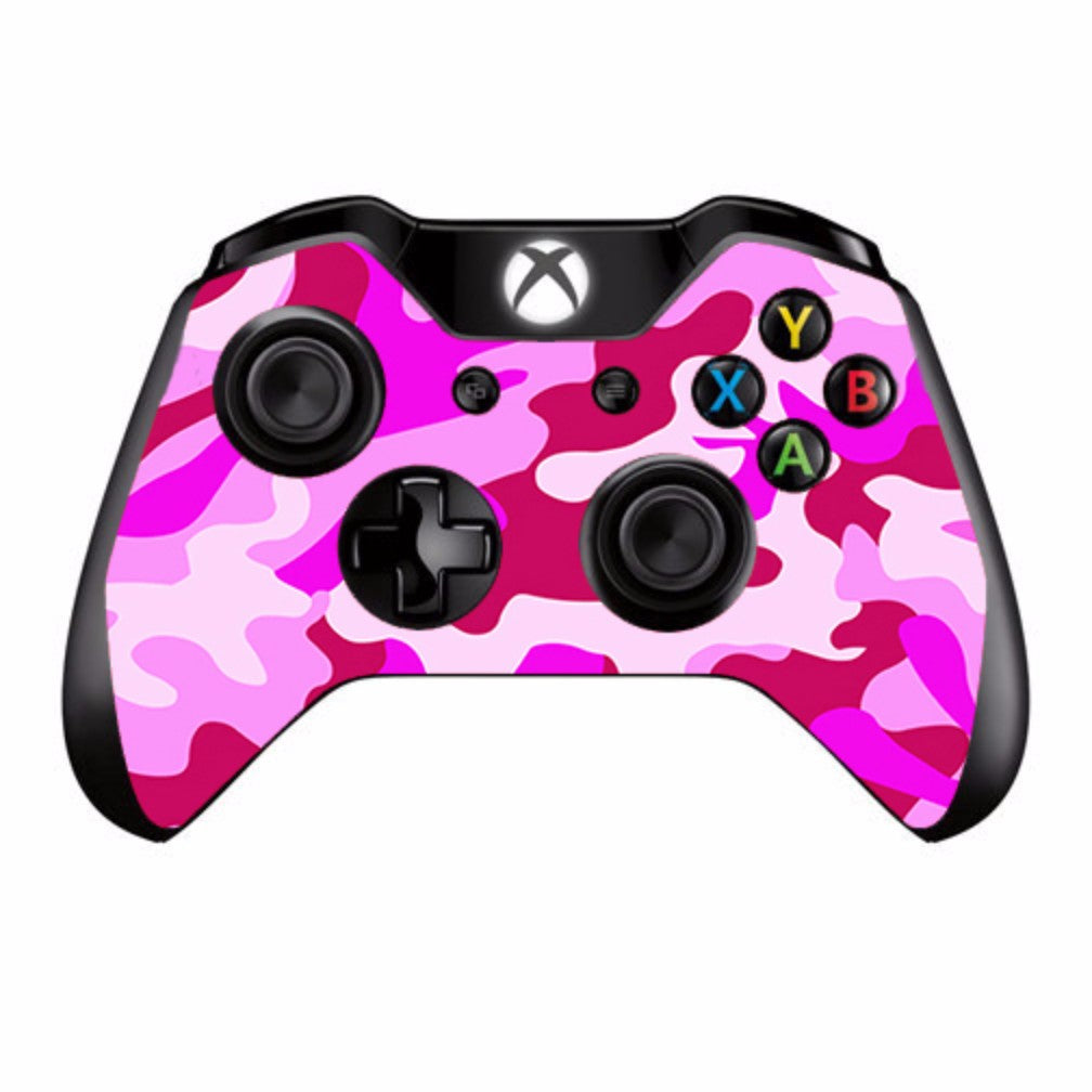  Pink Camo, Camouflage Microsoft Xbox One Controller Skin