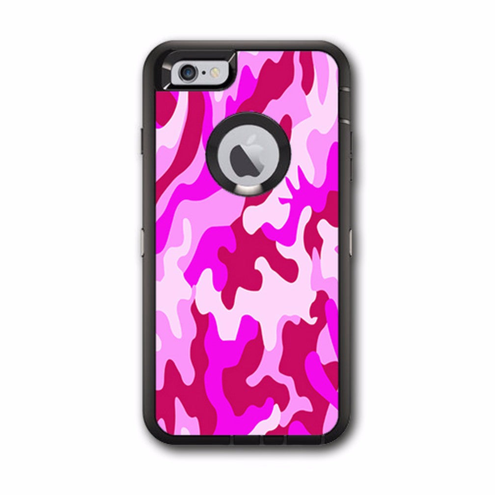  Pink Camo, Camouflage Otterbox Defender iPhone 6 PLUS Skin