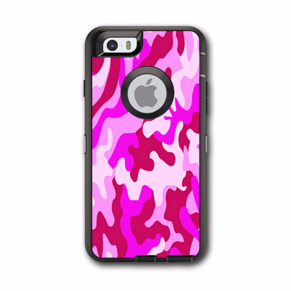  Pink Camo, Camouflage Otterbox Defender iPhone 6 Skin