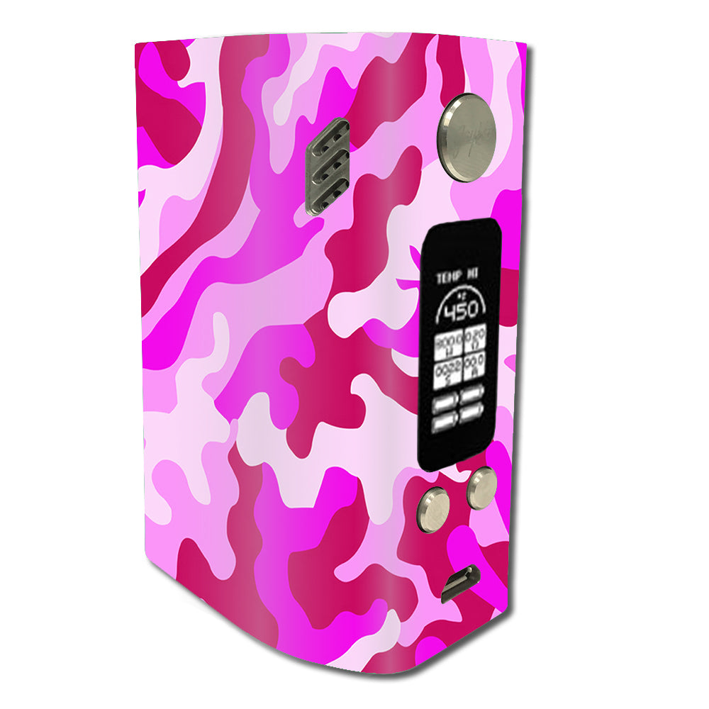  Pink Camo, Camouflage Wismec Reuleaux RX300 Skin