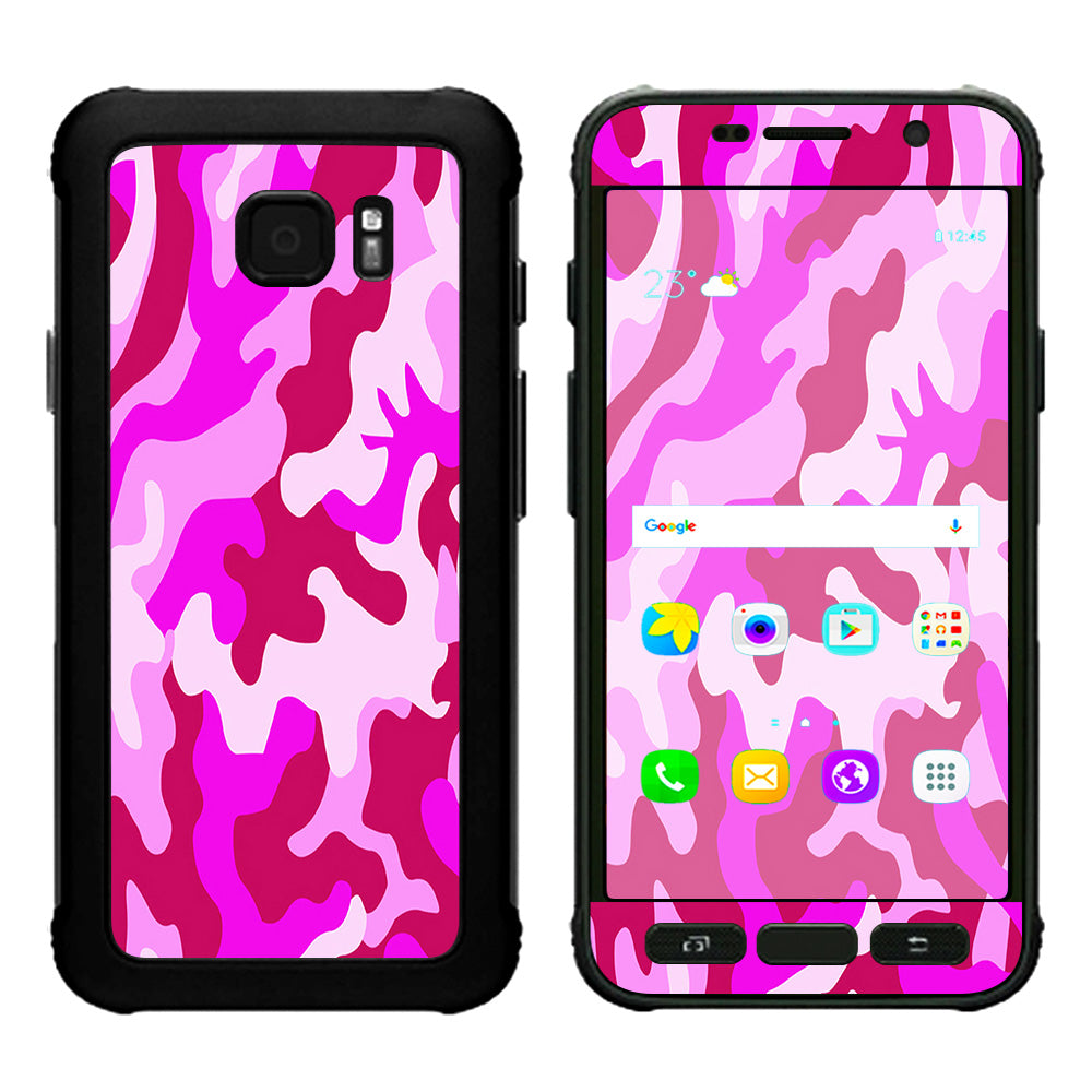  Pink Camo, Camouflage  Samsung Galaxy S7 Active Skin