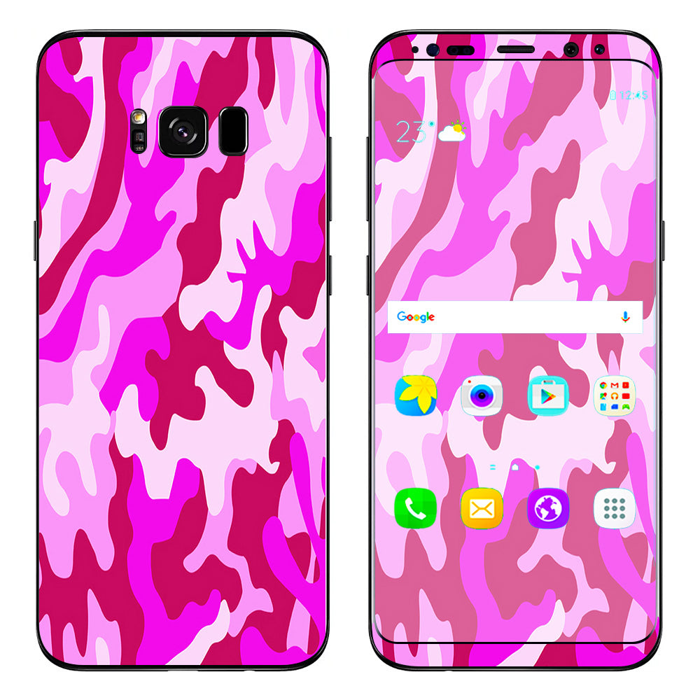 Pink Camo, Camouflage  Samsung Galaxy S8 Skin