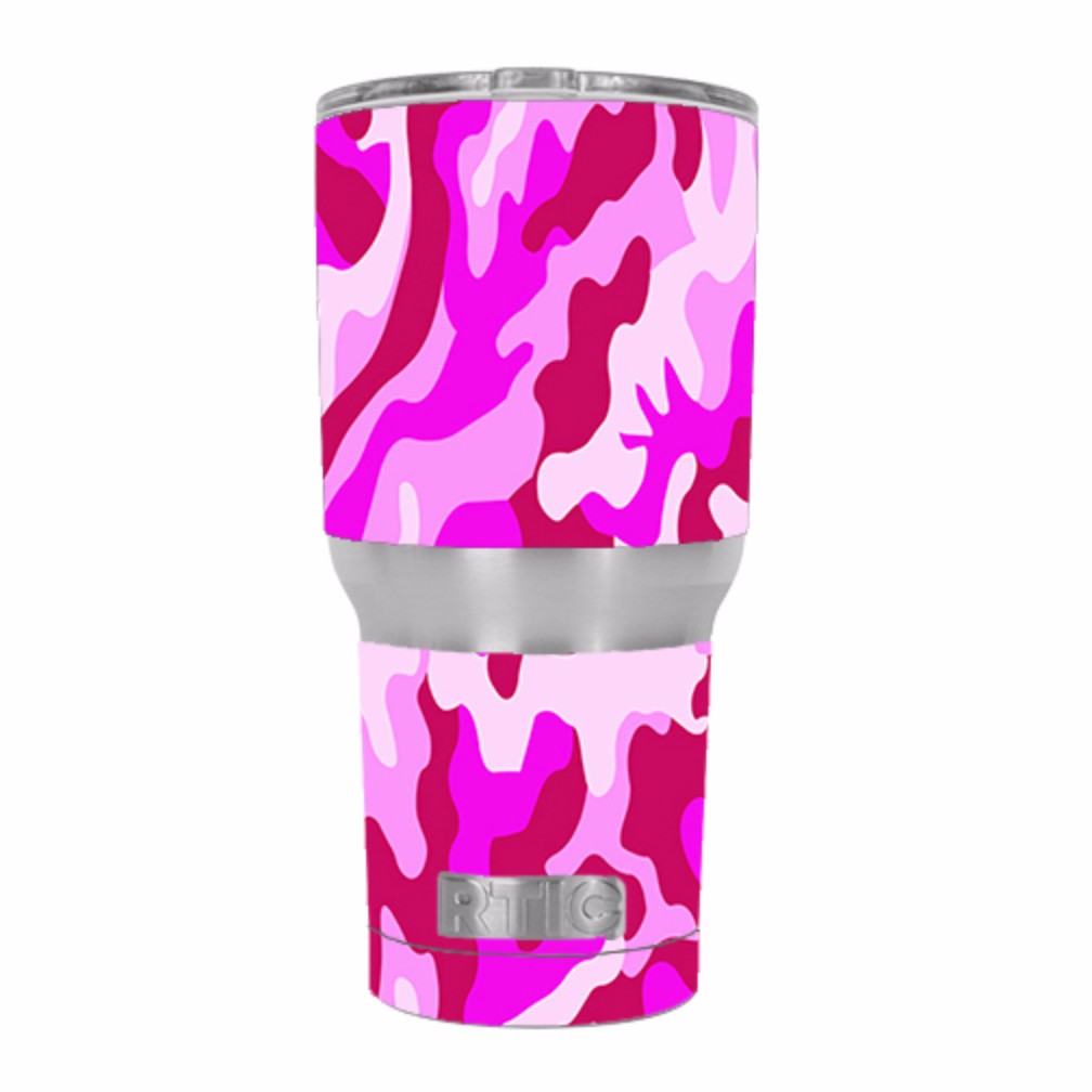  Pink Camo, Camouflage RTIC 30oz Tumbler Skin