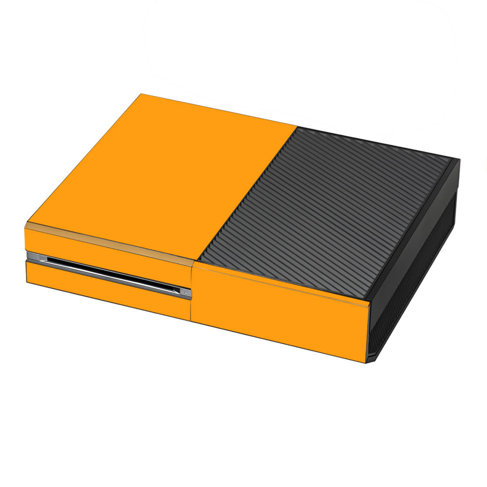  Solid Orange Microsoft Xbox One Skin