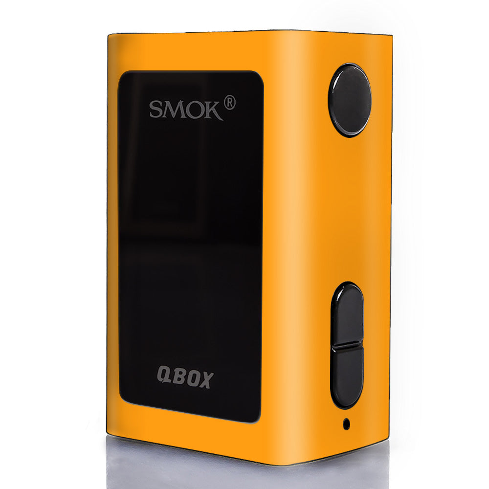  Solid Orange Smok Q-Box Skin