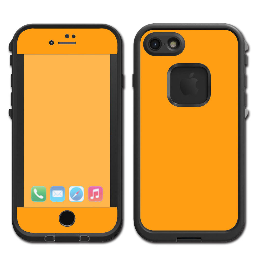  Solid Orange Lifeproof Fre iPhone 7 or iPhone 8 Skin