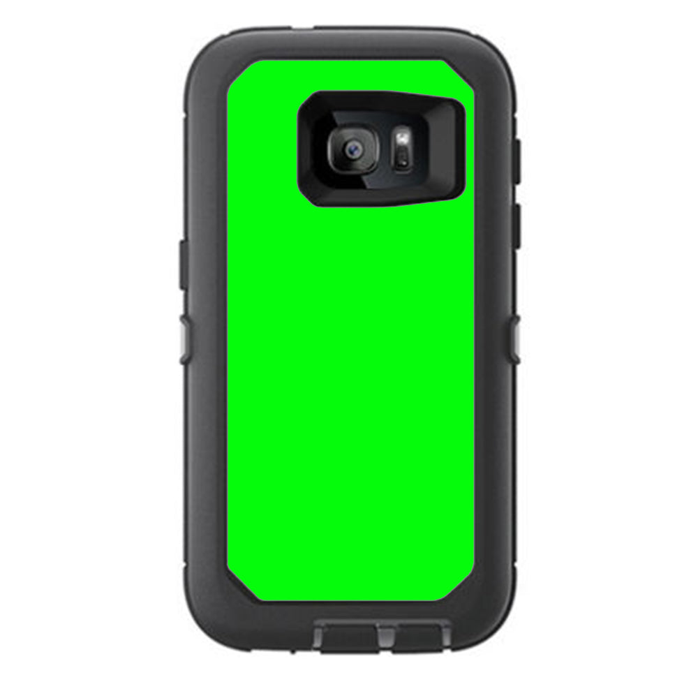  Bright Green Otterbox Defender Samsung Galaxy S7 Skin