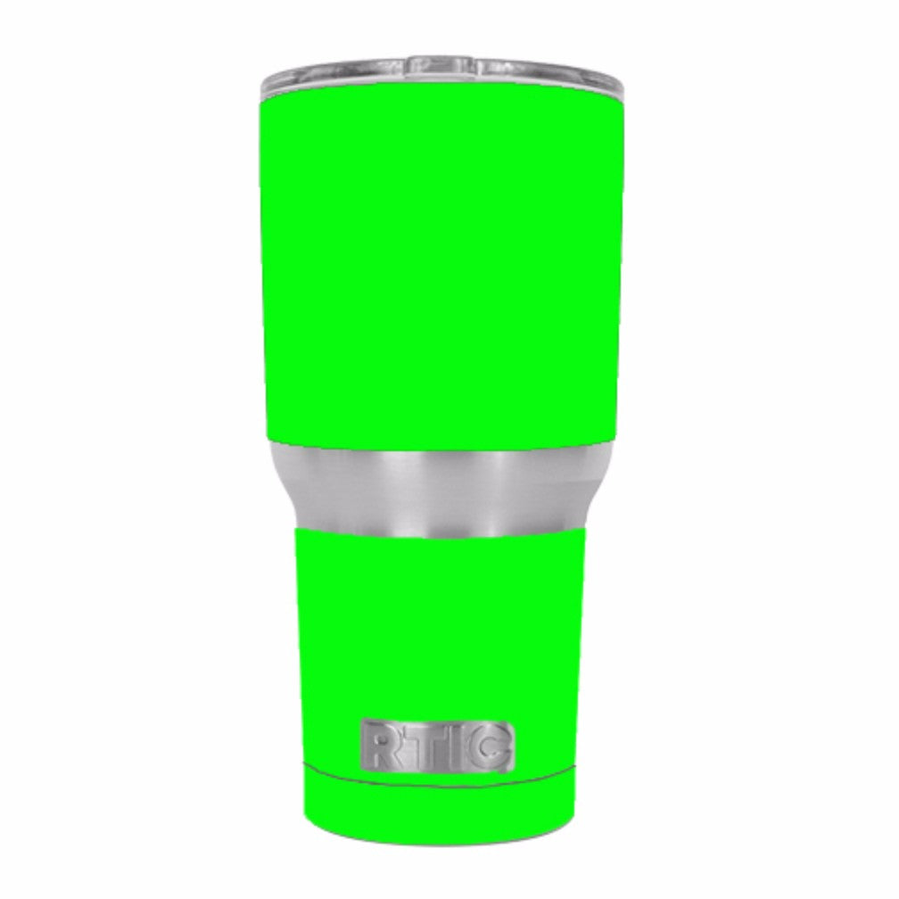  Bright Green RTIC 30oz Tumbler Skin