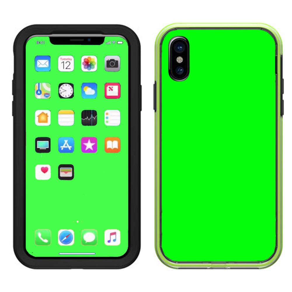  Bright Green  Lifeproof Slam Case iPhone X Skin