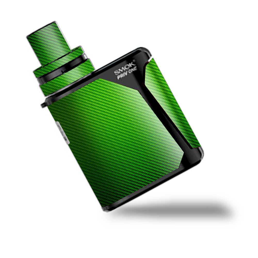  Lime Green Carbon Fiber Graphite Smok Priv One Skin