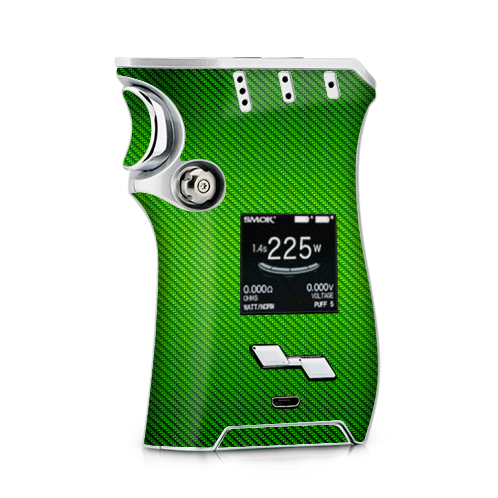  Lime Green Carbon Fiber Graphite Smok Mag kit Skin