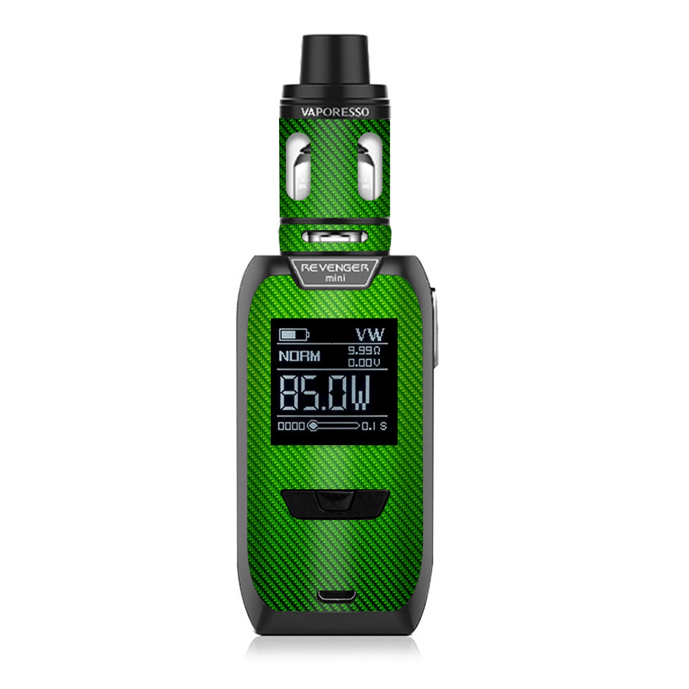  Lime Green Carbon Fiber Graphite Vaporesso Revenger Mini 85w Skin