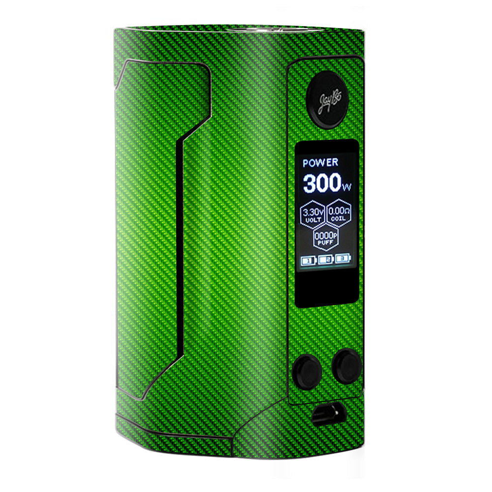  Lime Green Carbon Fiber Graphite Wismec RX Gen 3 Skin