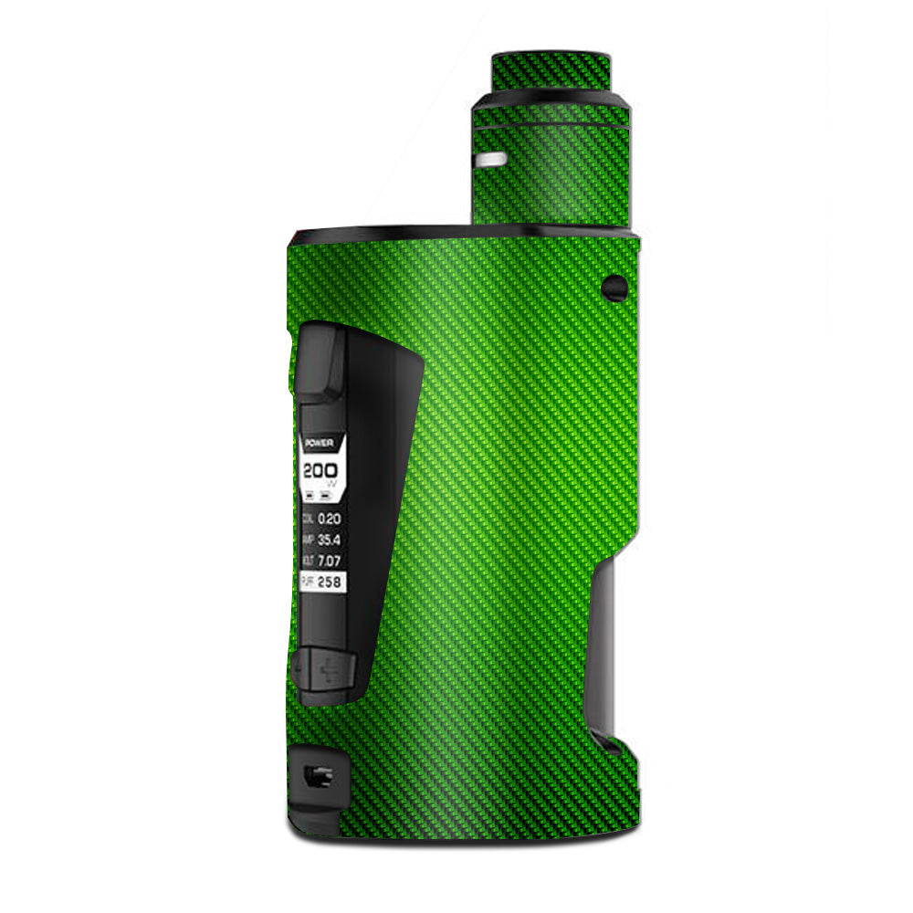 Lime Green Carbon Fiber Graphite G Box Squonk Geek Vape Skin