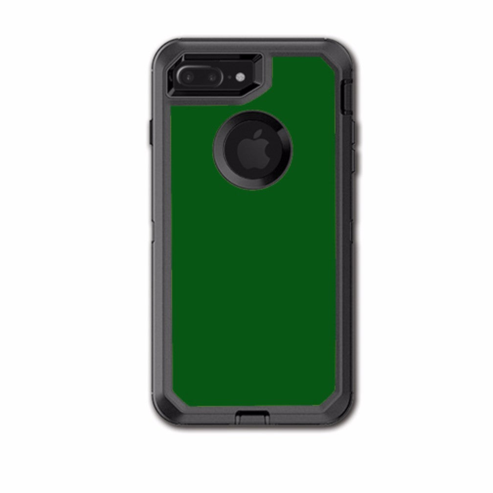  Solid Green,Hunter Green Otterbox Defender iPhone 7+ Plus or iPhone 8+ Plus Skin