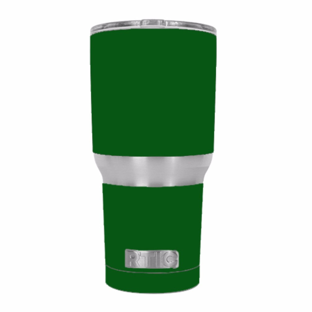  Solid Green,Hunter Green RTIC 30oz Tumbler Skin