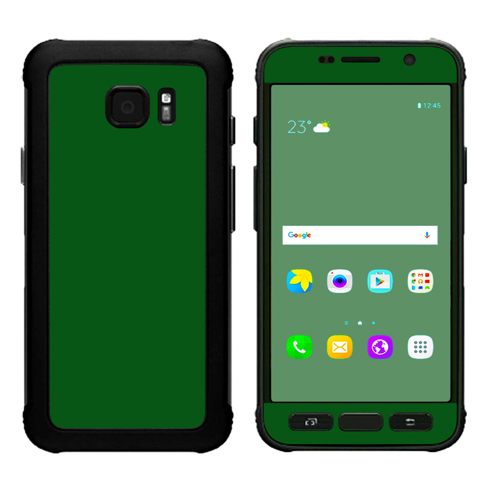  Solid Green,Hunter Green Samsung Galaxy S7 Active Skin