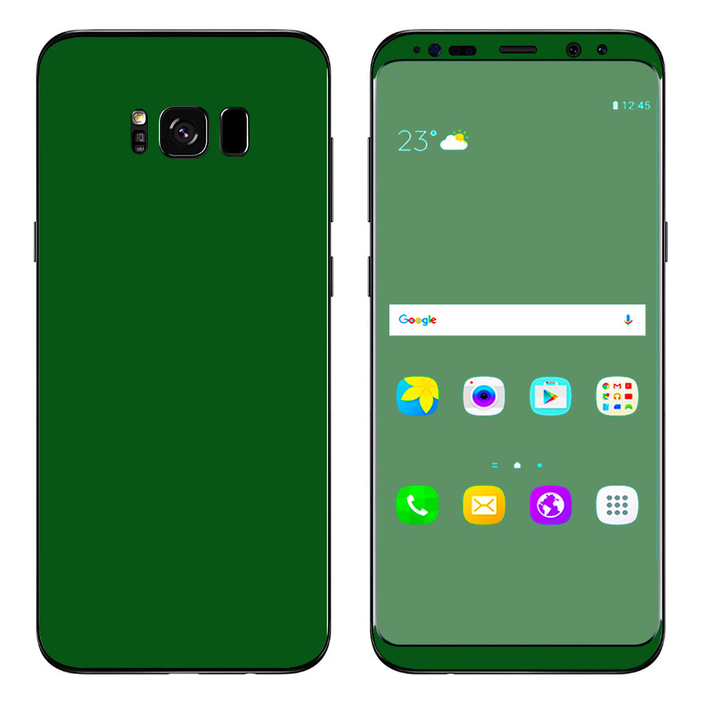  Solid Green,Hunter Green Samsung Galaxy S8 Plus Skin